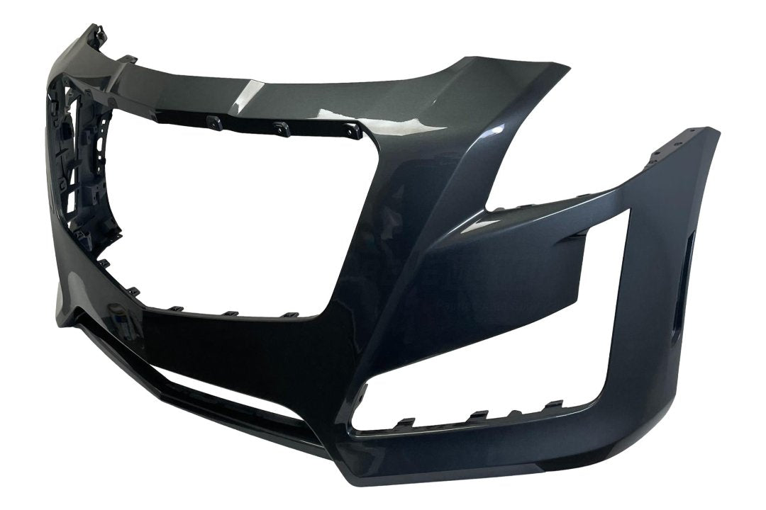 25168 - 2014-2018 Cadillac CTS Front Bumper Painted Son of a Gun Gray Metallic (WA139X) 84033411  ReveMoto Replacement Painted Car Parts Painted Auto Parts - side b