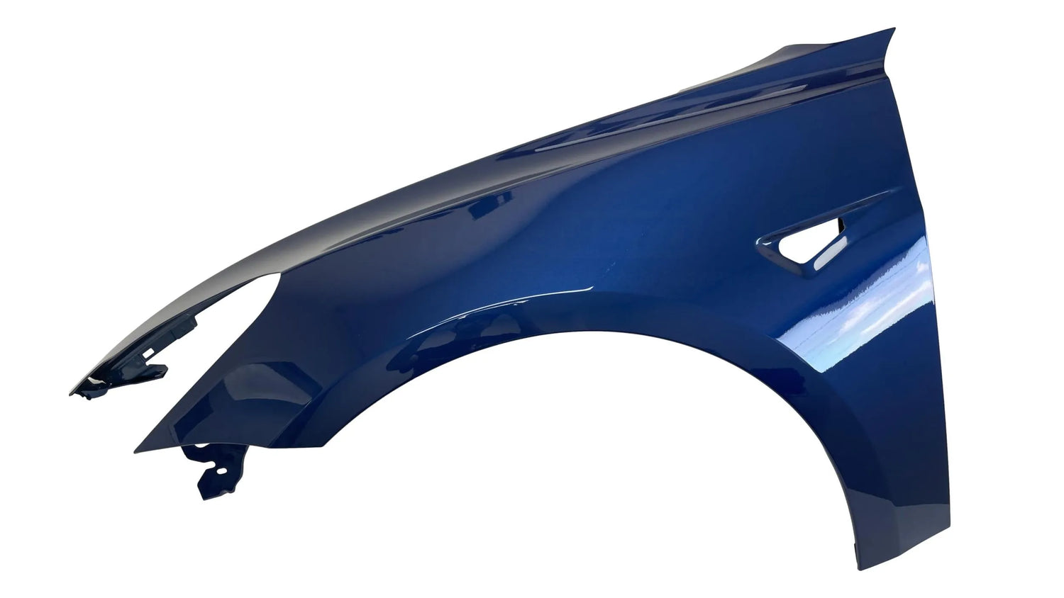 27327 Painted Fender for 2017-2023 Tesla Model 3 (OEM) Right, Passenger-Side Ocean Blue Metallic/Ocean Blue Pearl Metallic (PPSB) 1081400E0D 1081400E0C ReveMoto Painted Auto Body Parts Replacement view3