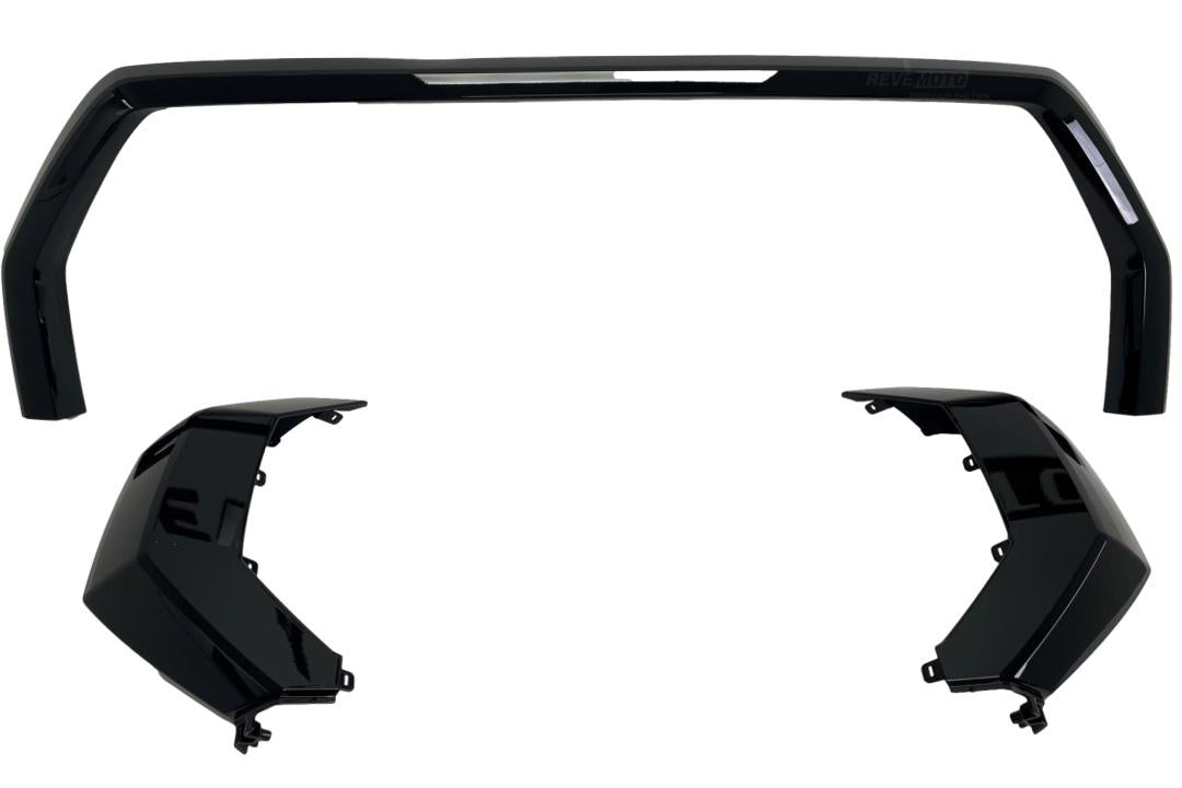 2022-2024 Toyota Tundra Grille Surround Moldings Painted (OEM Only) Gloss Trim Black (39063) 531110C901