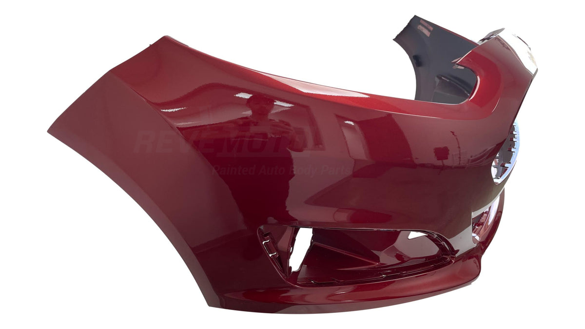 2014-2019 Ford Fiesta Front Bumper Painted Hatchback Sedan WITHOUT Rocker Molding Kit Ruby Red Metallic (RR)¬†D2BZ17757AB FO1000693
