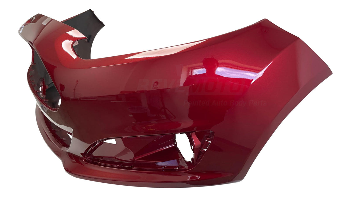 2014-2019 Ford Fiesta Front Bumper Painted Hatchback Sedan WITHOUT Rocker Molding Kit Ruby Red Metallic (RR)¬†D2BZ17757AB FO1000693
