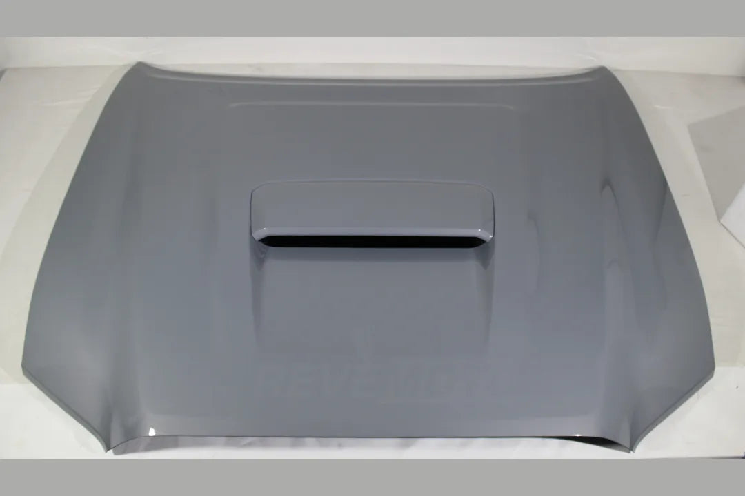 25461 Painted Hood for 2016-2024 Toyota Tacoma WITH Scoop Opening Cement Gray Metallic 1H5 5330104230 ReveMoto Painted Auto Parts Replacement
