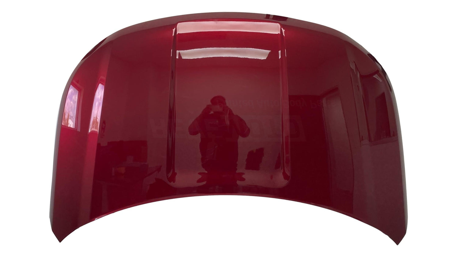 25491 - 2016-2019 Ford Explorer Hood Painted Ruby Red Metallic (RR) Aluminum FB5Z16612A FO1230315 ReveMoto Painted Auto Parts Replacement
