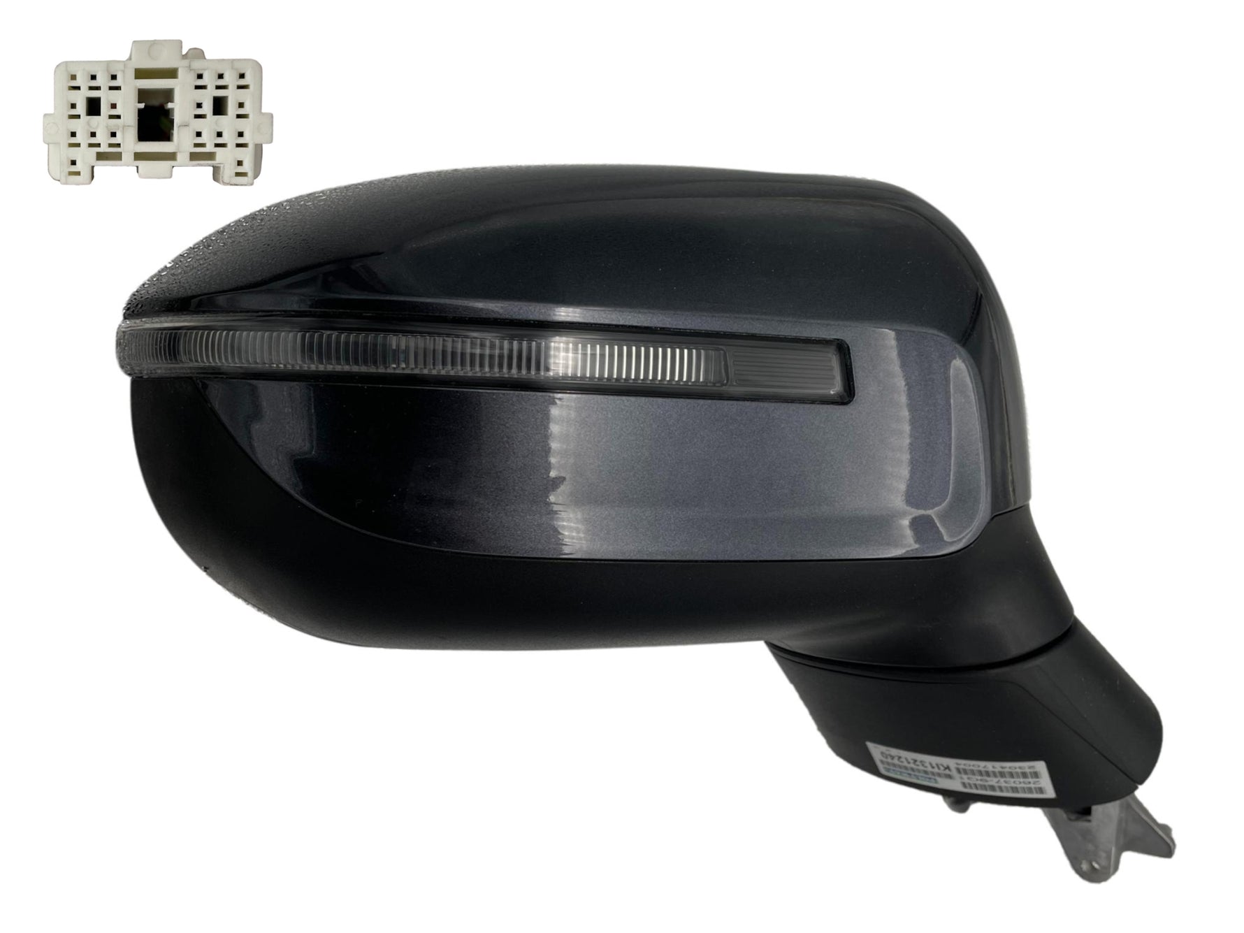 25518 - 2020-2022 Kia Telluride Side View Mirror Painted (LX, S Models) Right, Passenger-Side Gravity Gray Metallic (KDG) 87620S9220 KI1321240