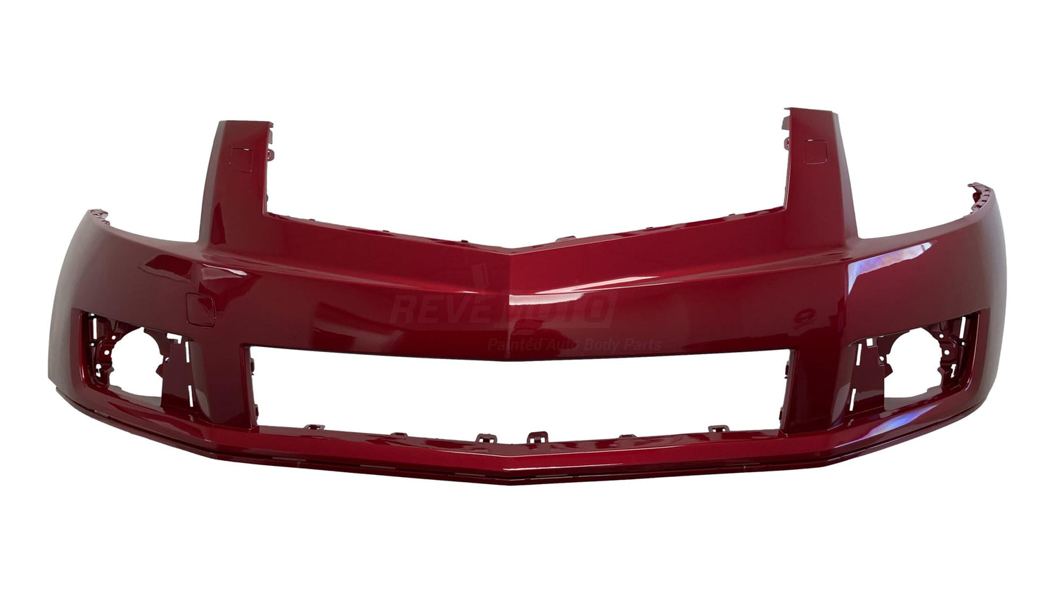 25652 - 2013-2016 Cadillac SRX Front Bumper Painted Crystal Claret Tintcoat (WA505Q) 22762884 GM1000967
