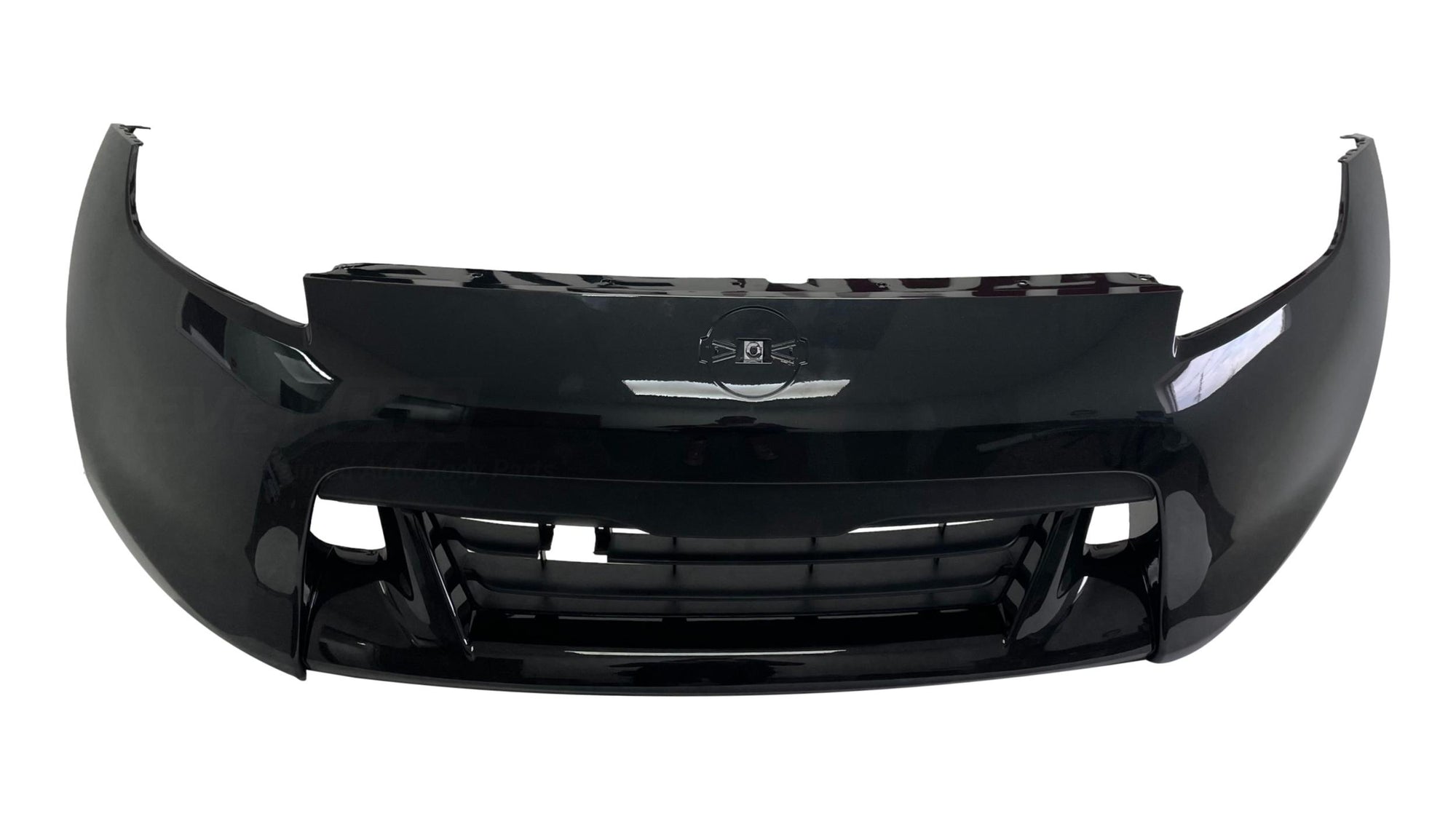 25680 - 2009-2012 Nissan 370Z Front Bumper Painted Black Metallic, Black Pearl Metallic (G41) FBM221EA0H NI1000266