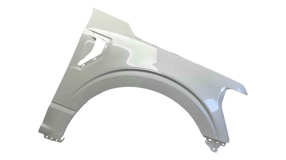 25734 - Painted Fender for 2021-2024 Ford F150 (OEM Passenger-Side) Star White Pearl (AZ) ML3Z16005A ReveMoto Painted Auto Parts Replacement