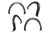 25799 - Painted Fender Flare for 2021-2025 Ford F150 (Factory Style Set of 4) Carbonized Gray Metallic (M7) VML3Z16268D