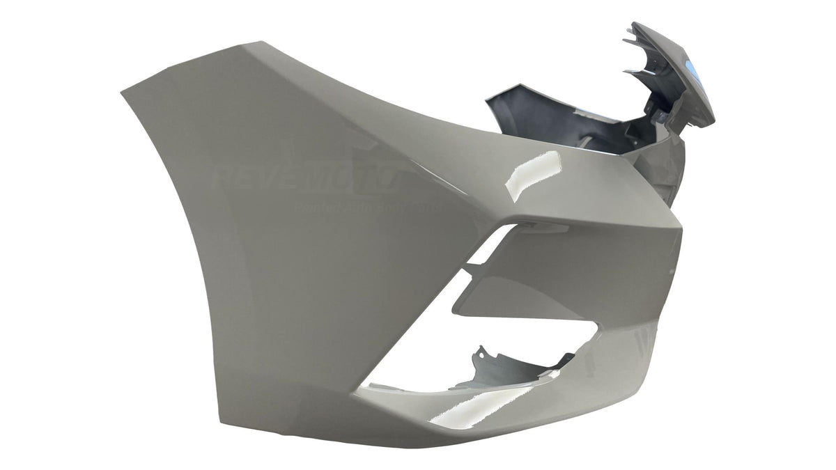 25821 - 2020-2023 Nissan Sentra Front Bumper Painted (S/SV Models) Cloud White (QM1) NI1000330