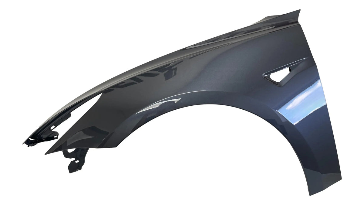 25840 Painted Fender for 2017-2023 Tesla Model 3 Steel Gray Metallic/Midnight Silver Pearl (PMNG) Left, Driver-Side 1081401E0D 1081400E0C ReveMoto Painted Auto Body Parts Replacement
