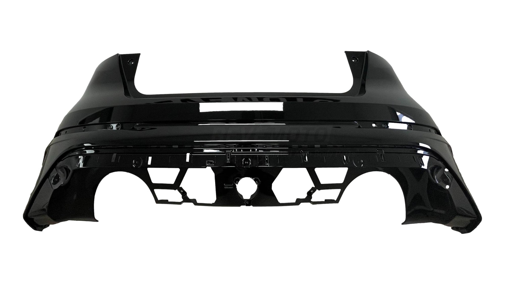 25923 - 2016-2018 Ford Focus Rear Bumper Painted (RS Model) Absolute Black (G1) G1EZ17906AA