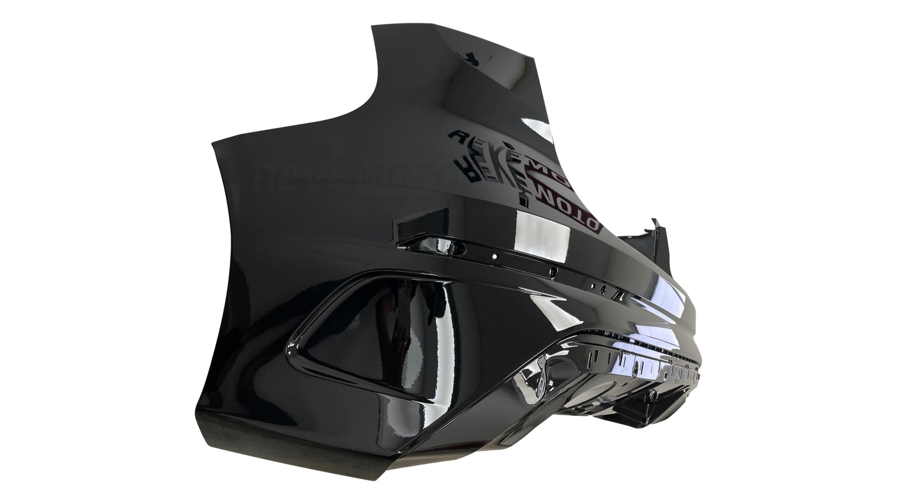 25923 - 2016-2018 Ford Focus Rear Bumper Painted (RS Model) Absolute Black (G1) G1EZ17906AA