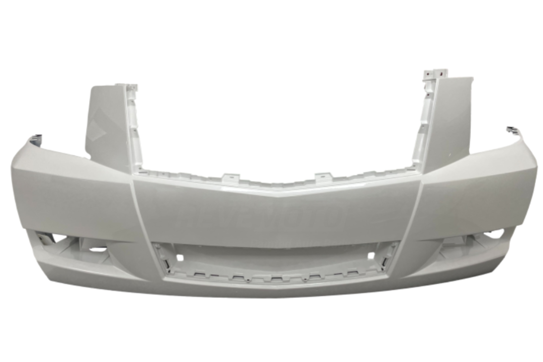 27936 - 2008-2014 Cadillac Escalade Front Bumper Painted (Platinum) Abalone White Pearl (WA140X) 25975452 GM1000899