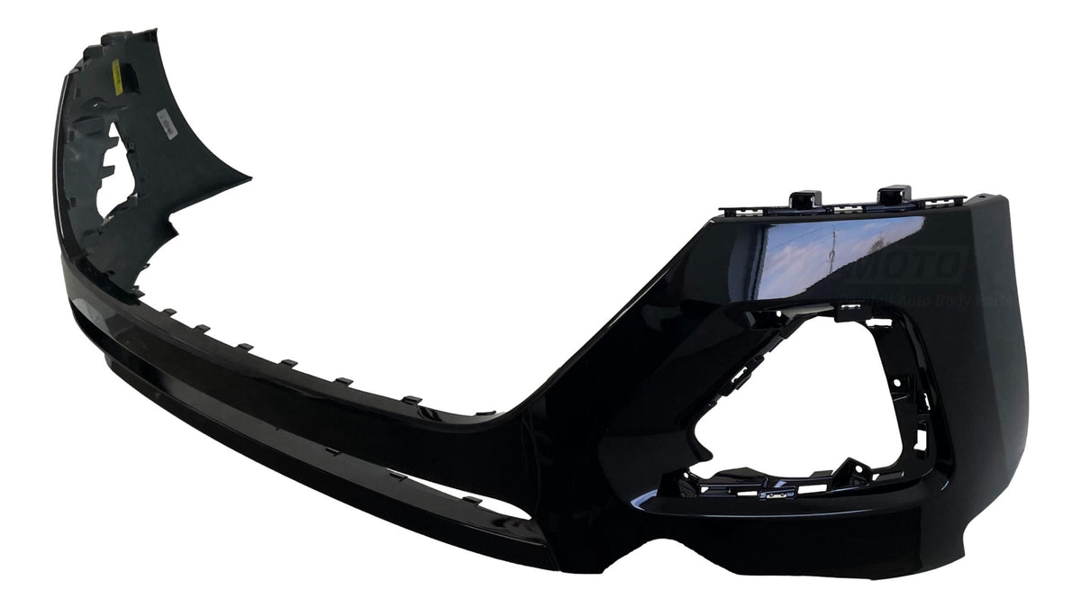 25997 - 2018-2021 Ford Expedition Front Bumper Painted (Upper Cover | WITHOUT: Auto Park Holes) Agate Black Metallic (UM) JL1Z17D957BPTM FO1000747