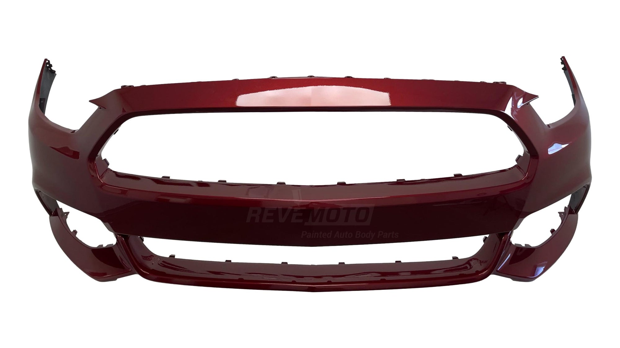 26057 - 2015-2017 Ford Mustang Front Bumper Painted (EcoBoost, GT) Ruby Red Metallic (RR) FR3Z17D957AAPTM FO1000704