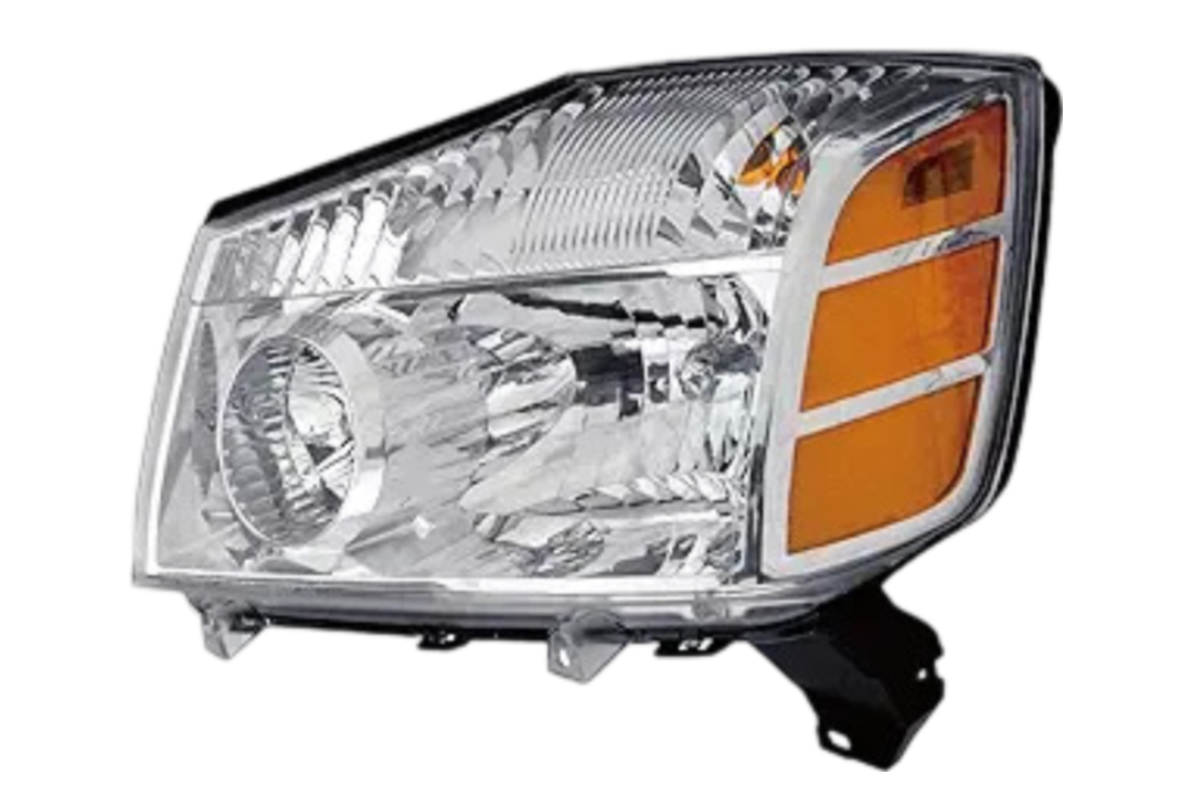 2004-2006 Nissan Titan Headlight 260607S026 NI2502148 (Left, Driver-Side) 