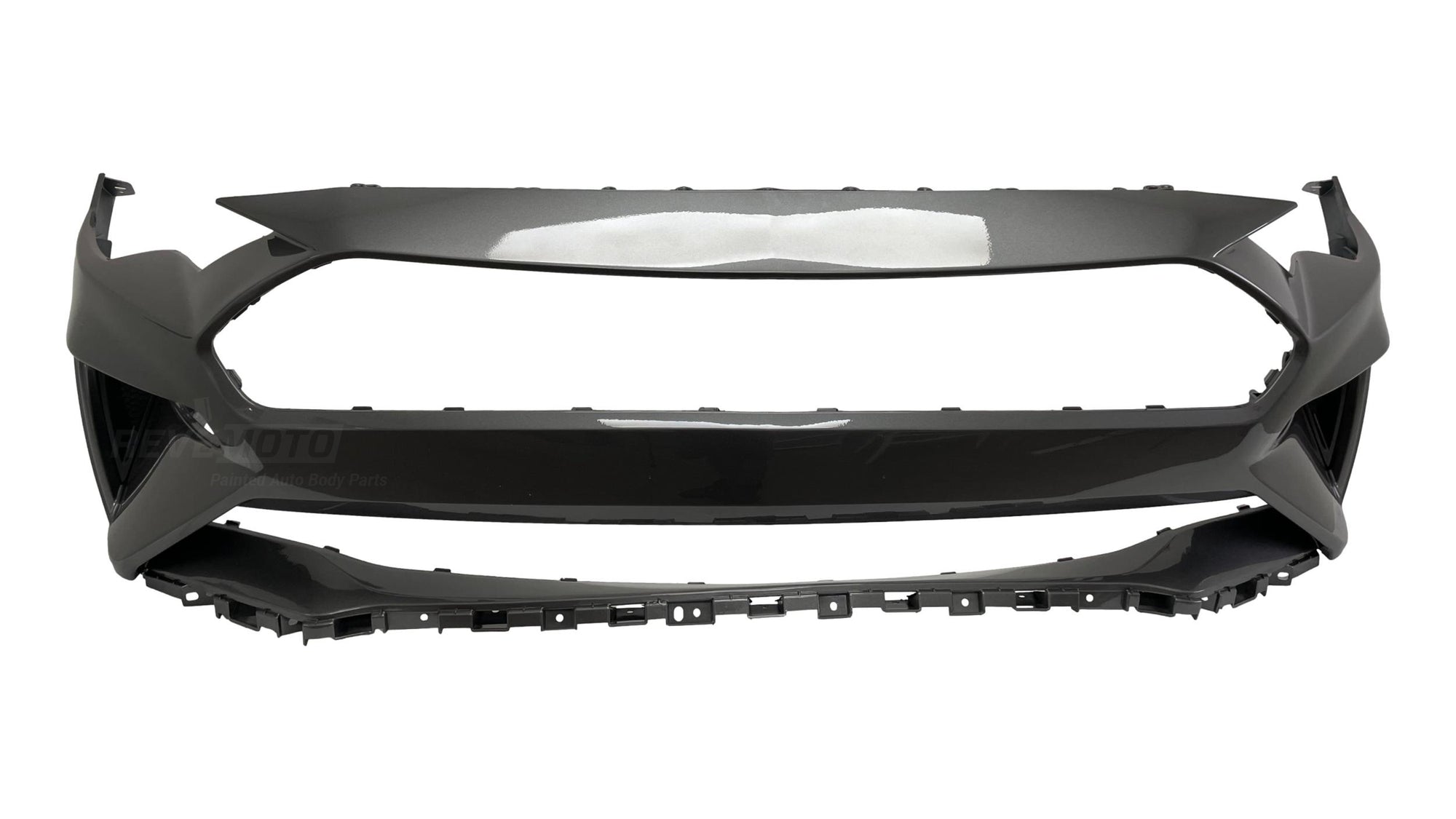 26253 - 2018-2023 Ford Mustang Front Bumper Painted (WITH: Sport) Carbonized Gray Metallic (M7) JR3Z17D957DAPTM FO1000746