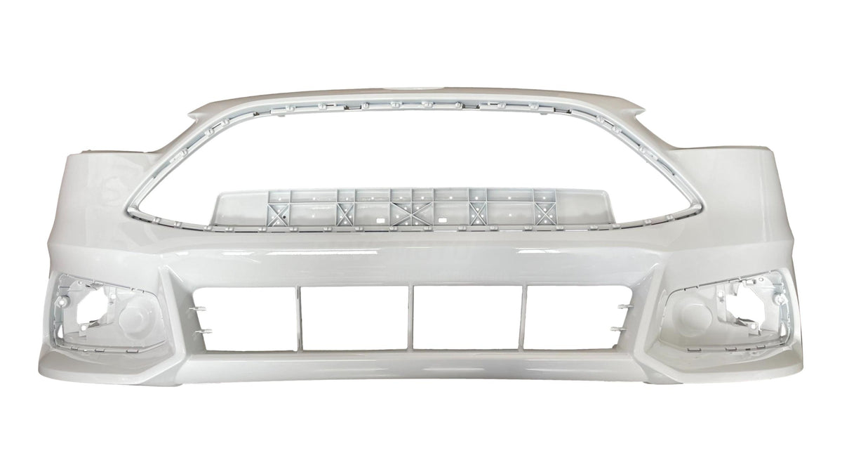 2015-2018 Ford Focus Front Bumper Painted (ST Model) Oxford White (YZ) F1EZ17757DACP ReveMoto Painted Auto Parts Replacement