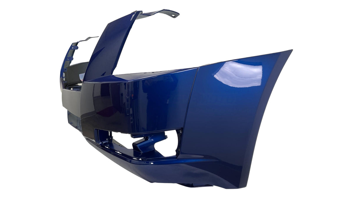 26371 - 2008-2014 Cadillac CTS Front Bumper Painted Opulent Blue Metallic (WA705U) 25793663 GM1000855
