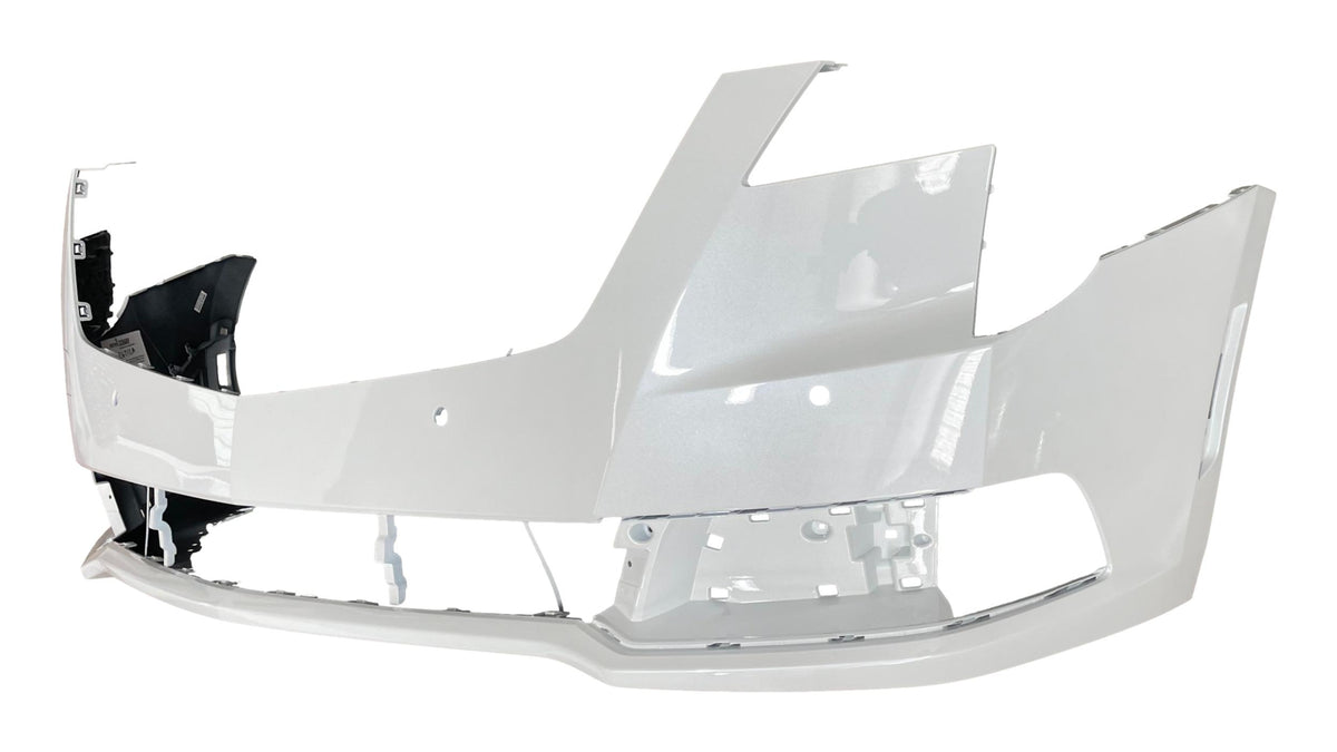 26712A - 2018-2019 Cadillac XTS Front Bumper Painted Abalone White Pearl (WA140X) 84598130