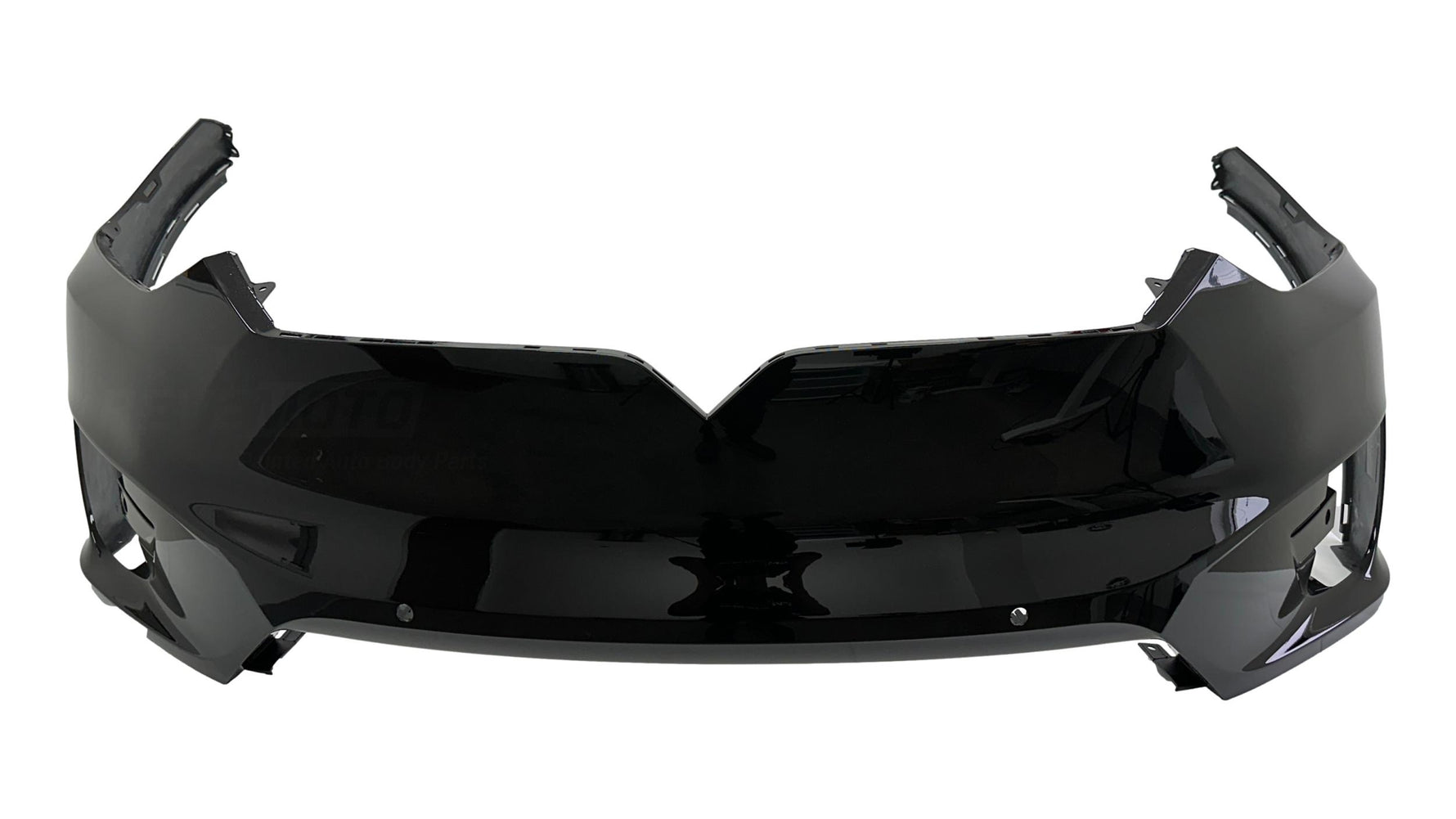 Painted Front Bumper for 2015-2021 Tesla Model X - Eclipse Black (PBSB) Part Number 1091879S0A