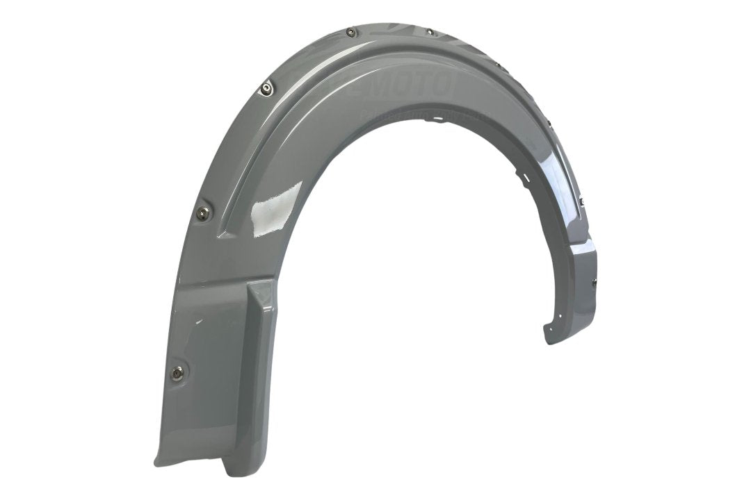 26832 - 2022-2023 Ford F150 Fender Flare Painted (Pocket Flare) Space White Pearl (A3) VML3Z16268E - Front Passenger Side ReveMoto Painted Auto Parts Replacement