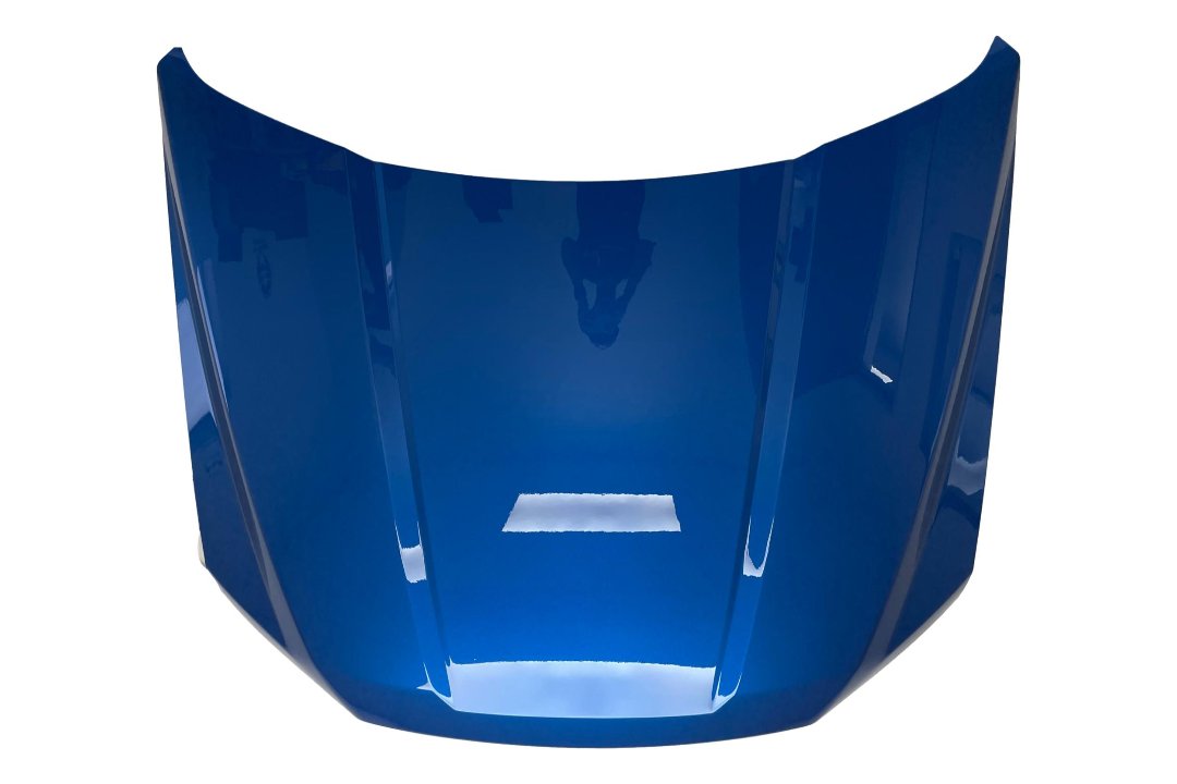 Painted Hood for 2015-2020 Ford F150 Hood Painted Velocity Blue Metallic (E7) FL3Z16612A FO1230307 ReveMoto Painted Auto Body Parts 