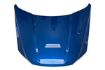 Painted Hood for 2015-2020 Ford F150 Velocity Blue Metallic (E7) FL3Z16612A ReveMoto Painted Auto Parts Replacement