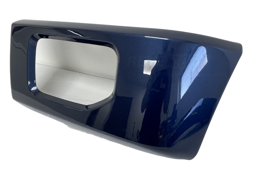 28060 - 2015-2017 Ford F150 Front Bumper End Cap Painted Left, Driver-Side Blue Jeans Metallic (N1) FO1004118 FL3Z17K833APTM ReveMoto Painted Auto Parts Replacement