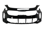 28156A - 2018-2021 Kia Stinger Front Bumper Painted (GT Models) Aurora Black Pearl (ABP) 86510J5650