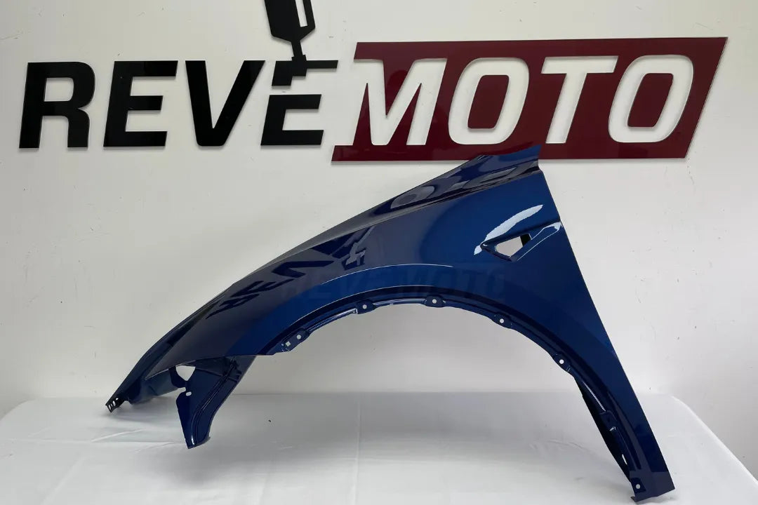 2020-2023 Tesla Model Y Fender Painted (OEM) For Option Code BY00 and BY01 Left, Driver-Side Ocean Blue Pearl Metallic (PPSB) 1493451E0B