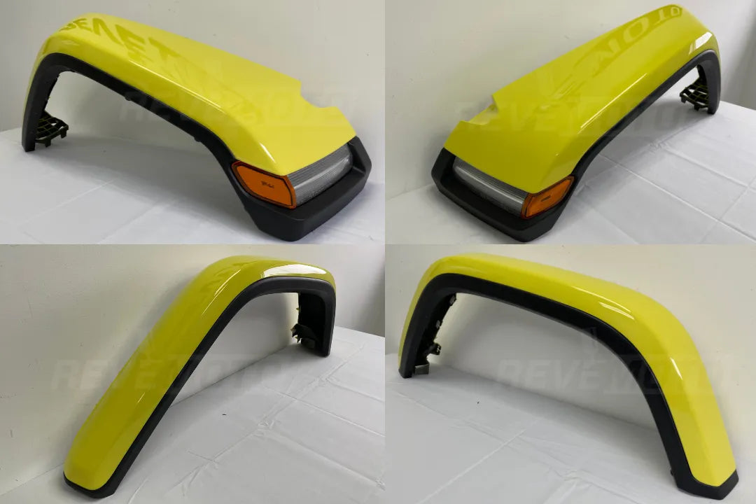 2018-2025 Jeep Wrangler Front Fender Flare Painted (Set of 4 | Standard for JL Rubicon/Mojave) High Velocity (PJF)