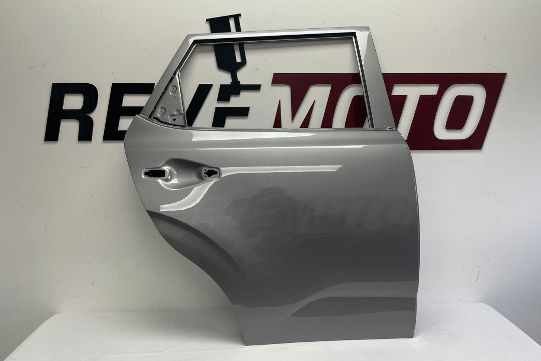 30734 - Painted Rear Door Shell for 2020-2024 Kia Soul (OEM)  Rear Passenger Side Steel Gray Metallic (KLT) 77004K0000