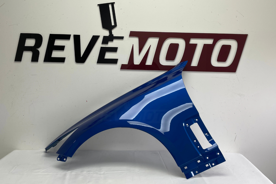 31293 - 2018-2023 Kia Stinger Fender Painted Left, Driver-Side Micro Blue Metallic (M6B) 66310J5001 