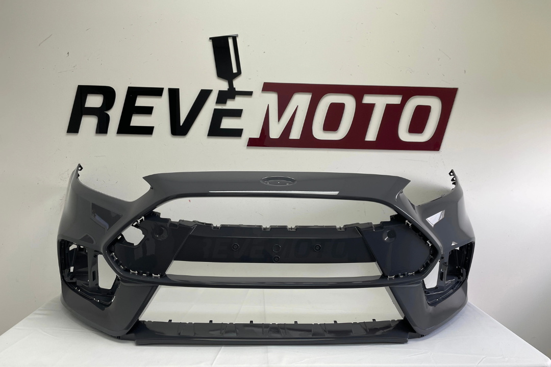 32374 - 2016-2018 Ford Focus Front Bumper Painted (RS Model) Stealth Gray (FLVA) G1EZ17757AA
