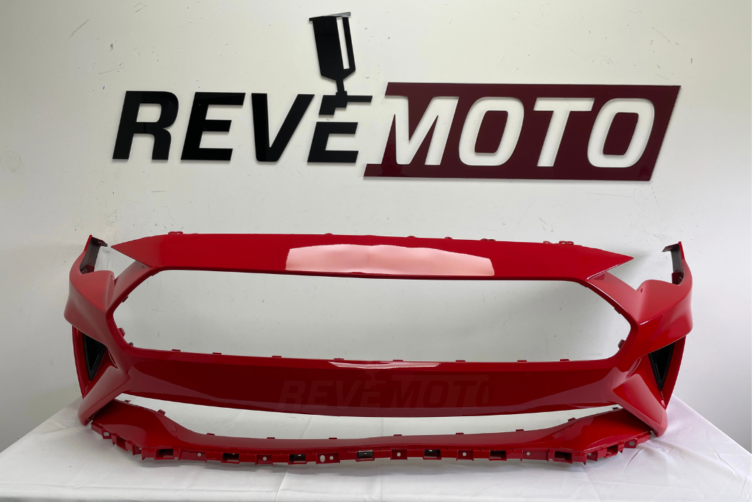 32990A - 2018-2023 Ford Mustang Front Bumper Painted (WITH: Sport) Race Red (PQ) JR3Z17D957DAPTM