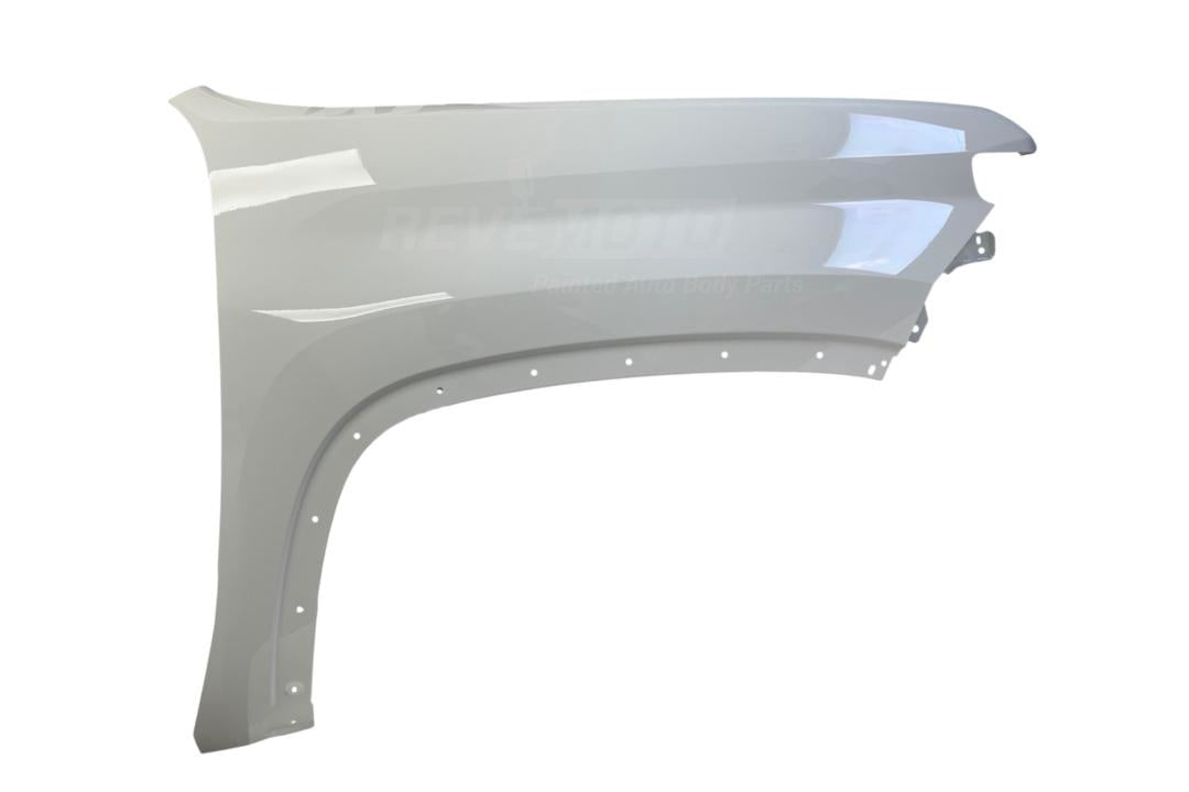 2020-2022 Chevrolet Silverado Fender Painted (2500 HD/3500 HD | Passenger-Side) White (WA8624) 84581167 ReveMoto Painted Auto Parts Replacement