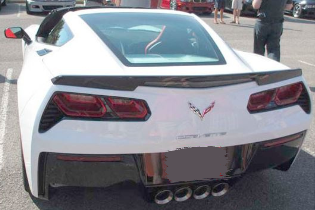 Painted Spoiler for 2016 Chevrolet Corvette ABS393
