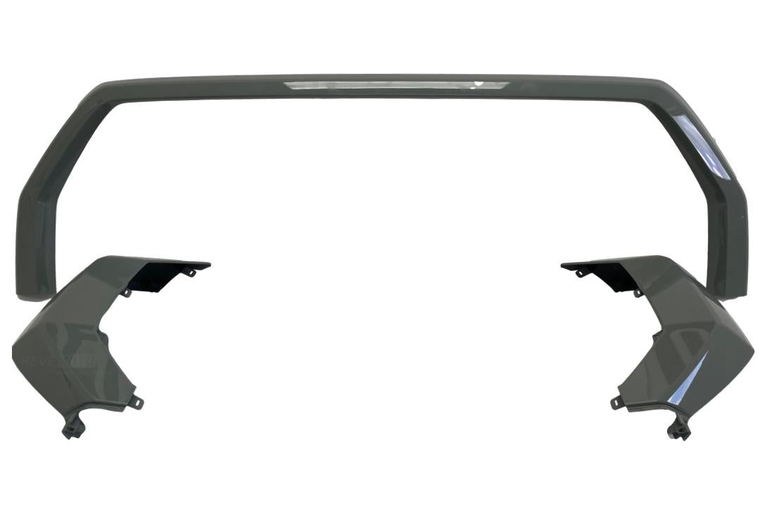 Painted Grille Surround Moldings for 2022-2025 Toyota Tundra (OEM Only) Lunar Rock (6X3) 531110C901