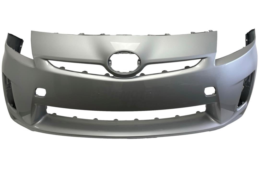 2010-2011 Toyota Prius Front Bumper Painted Silver Streak Metallic (1E7) 5211947917