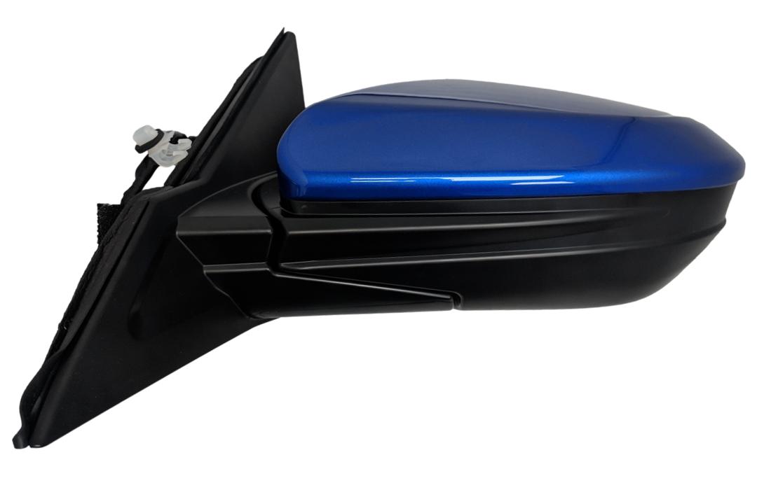 2016 Honda Civic Side View Mirror Painted Brilliant Sporty Blue Metallic (B593M) 76258TBAC02ZA HO1320284