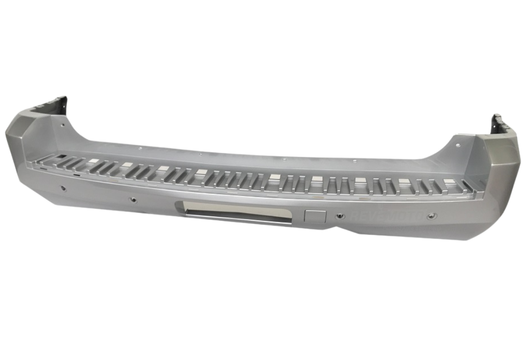 2007-2014 GMC Yukon Rear Bumper Painted (SLE SLT Models) Switchblade Silver Metallic (WA636R) 20951793 GM1100783