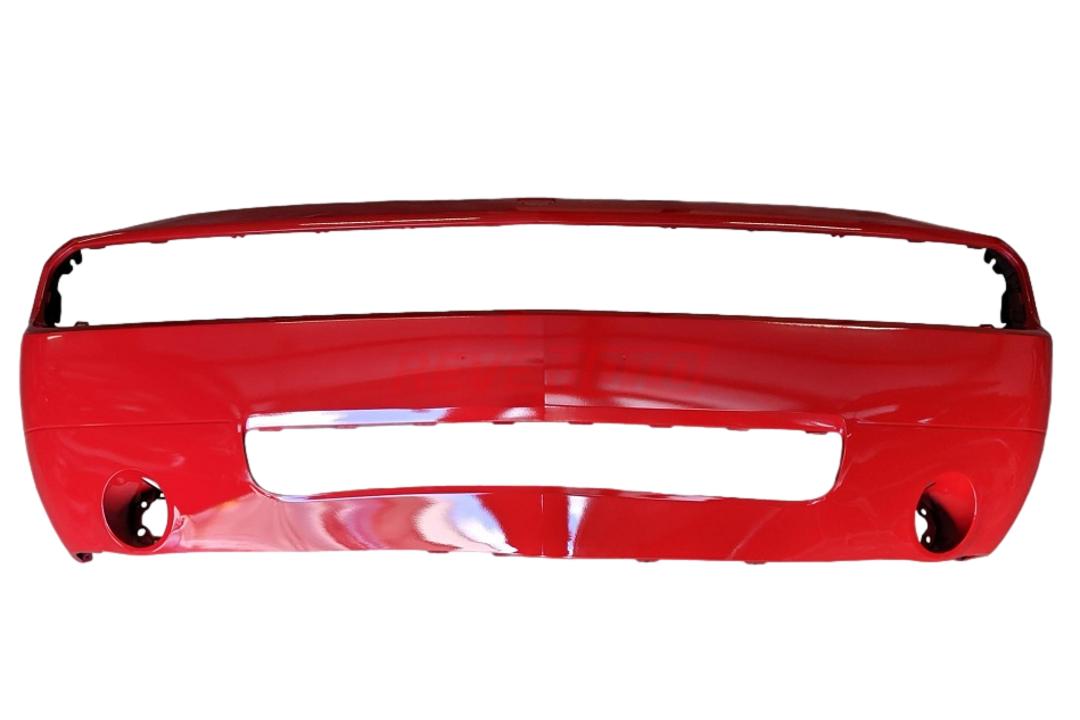 2008-2010 Dodge Challenger Front Bumper Painted Stone White PW1  68043387AB  CH1000969
