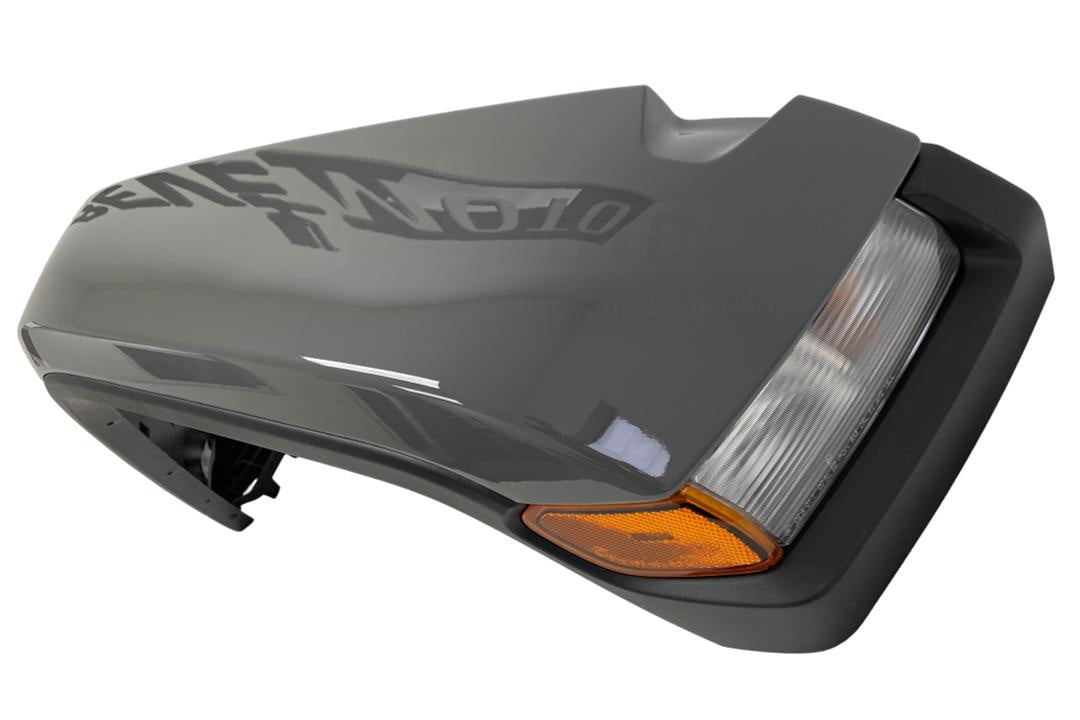 Painted Front Fender Flare for 2018-2023 Jeep Wrangler (WITH: Halogen Lights | Passenger- Side) Ceramic (PDN) 6CE80TZZAH