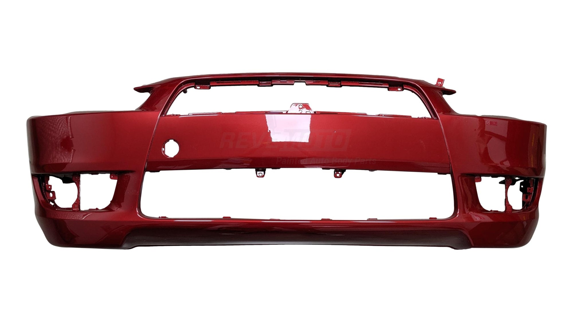 2008-2015 Mitsubishi Lancer Front Bumper Painted (DE/ES) Rally Red Metallic (P26) 6400D172 MI1000324