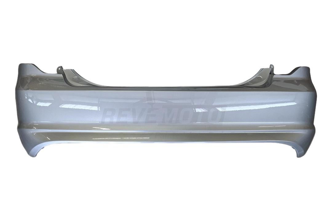 2010 Ford Fusion Rear Bumper, Without Park Assist Sensor Holes, Painted Brilliant Silver Metallic (UI) AE5Z17K835AAPTM FO1100649