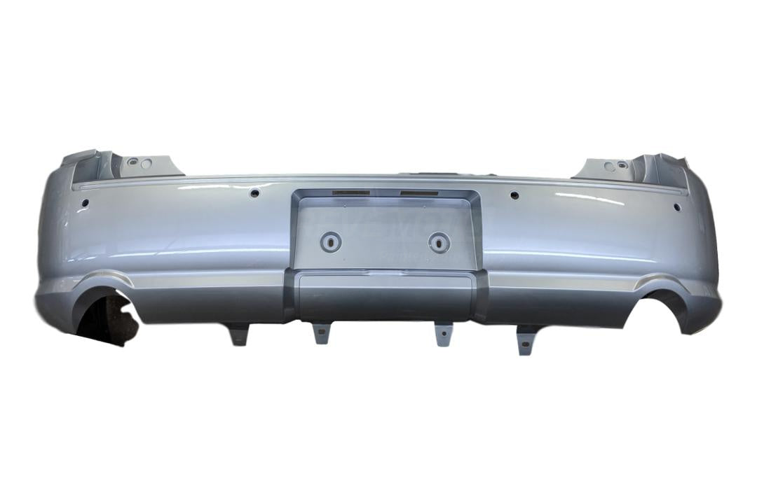 2010-2019 Ford Flex Rear Bumper Painted Ingot Silver Metallic (UX) / Turbo Models; 2 Exhaust Cut-Outs; w/o Tow; w/ Park Assist Sensor Holes DA8Z17K835S/DA8Z17K835SPTM FO1100658