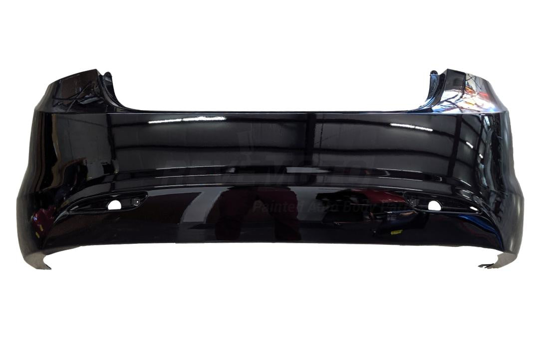 2011-2013 Hyundai Elantra Rear Bumper Painted Midnight Black Metallic (7B) 866113Y000_HY1100180