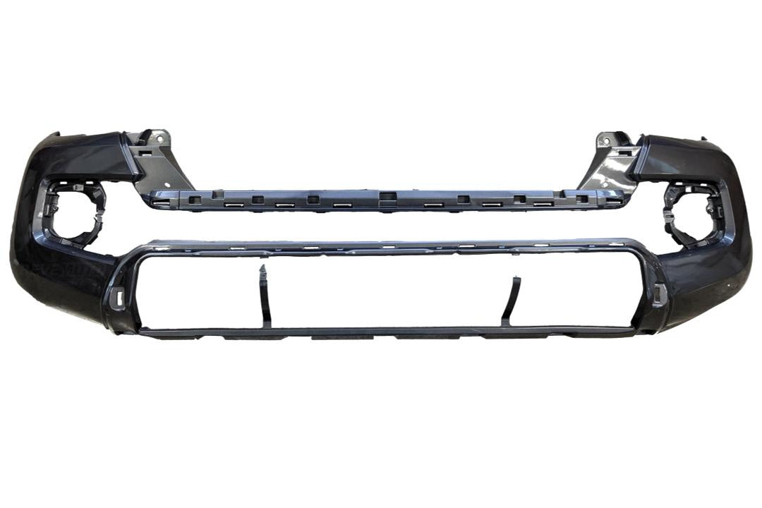 2016-2023 Toyota Tacoma Front Bumper Painted (SR, SR5 Models) Magnetic Gray Metallic (1G3) 5211904220 TO1000415