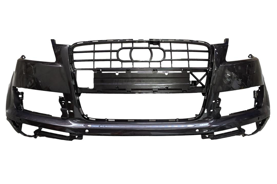 2007-2009 Audi Q7 Front Bumper Painted (OEM) Lava Gray Pearl (LZ7L) 4L0807105BGRU 